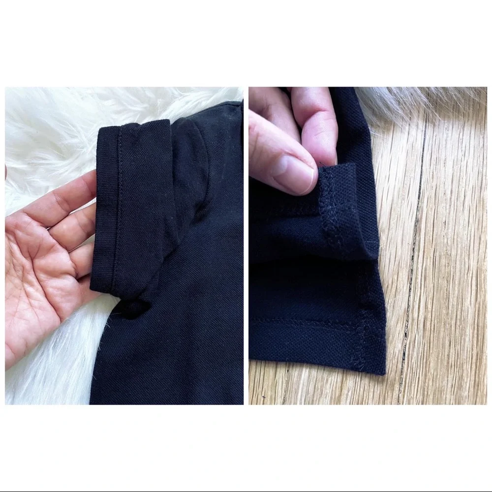 OLD NAVY Girl’s Short-Sleeve Pique Polo in Black
